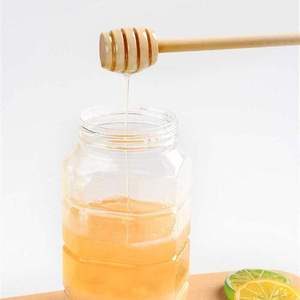 Cuchara de Madera para Miel, Estilo Moderno, Bañada en Oro Rosa, Mango Largo, Ecológica, Capacidad de 10 ml - Product Image 4