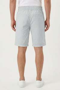 Shorts de Playa para Hombre, Tejidos en Algodón, con Cordón en la Cintura y Bolsillos, Transpirables, de Color Sólido, Estilo Casual, Suministro OEM, Logotipo Personalizado - Product Image 2