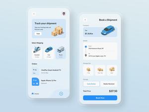Application de livraison à la demande pour réserver, suivre, gérer et livrer des colis rapidement et en toute sécurité. - Product Image 2