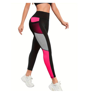New Design Best Selling High Waist Casual Breathable Sports Tight <b>Seamless</b> <b>Leggings</b> Wholesale Custom Pockets Gym Wear Women - Product Image 2
