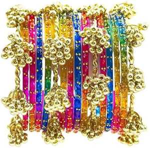 Pakistani & Indian Fashion Punjabi Culture Wear Bridal Shiny Chudiyan Kashmiri <b>Bangles</b> <b>Sets</b> Best Quality Metal Churian <b>Set</b> - Product Image 3