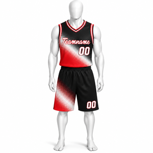 Ensemble d'uniformes de basketball personnalisés par sublimation pour hommes – Maillot sans manches à séchage rapide pour entraînement d'équipe – Tenue de sport – Service OEM - Product Image 1