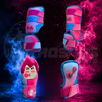 Trqsons Édition Spéciale Personnalisée pour Femmes – Protège-Chevilles Double avec Coussinet de Protection pour Baseball et Sports de Plein Air Toutes Saisons