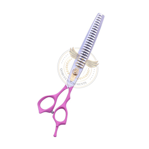 Tijeras Profesionales de Lujo para Peluquería Canina, de Acero Inoxidable, con Hojas Curvas, Portátiles y Multifuncionales para Perros, Gatos y Mascotas Pequeñas - Product Image 5