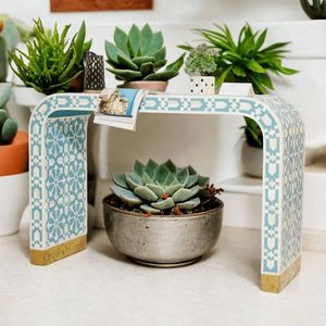 Decorative Bone Inlay Furniture Luxury <b>Console</b> <b>Table</b> Moroccan Bone Inlay Indian Bone Inlay <b>Table</b> Exotic <b>Console</b> <b>Table</b> - Product Image 4