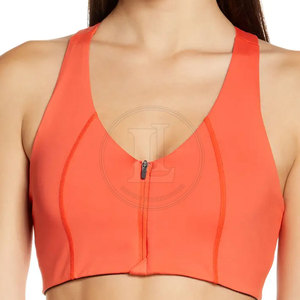 Sujetador Deportivo de Alta Calidad y Comodidad para Mujer, con Logotipo Frontal Simple, Gran Soporte, Ecológico, Transpirable, Flexible, para Actividades Físicas, con Relleno Extraíble - Product Image 4