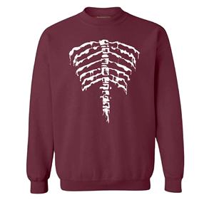 University Custom Men's Crewneck <b>Sweatshirt</b> Long <b>Sleeve</b> Fleece with Embroidered Design 100% Cotton for Winter Season - Product Image 1