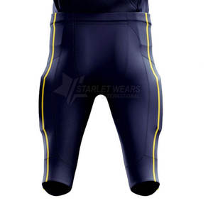 Ensemble d'uniformes de football en polyester respirant de haute qualité avec pantalon flexible pour une liberté de mouvement facile - Product Image 6