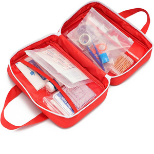 Bolsa de primeros auxilios ligera, duradera, impermeable, de cuero, para almacenamiento de medicamentos de emergencia y viajes, a un precio razonable. - Product Image 2
