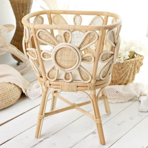 Low price natural rattan dolls house furniture rattan doll bed cradles mini size toy cradle <b>cot</b> - Product Image 3