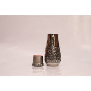 Pure Copper Water <b>Bottle</b> Leak-Proof Ayurvedic Health <b>Flask</b> for Yoga Gym & Daily Wellness Handcrafted Sustainable Drinkware - Product Image 5