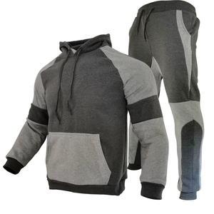 Ensemble de jogging unisexe surdimensionné avec logo personnalisé, design 2-en-1, 100% coton molletonné, sweat-shirt et pantalon de jogging, streetwear - Product Image 4