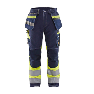 Customised Safety Work wear Pants Working <b>Trousers</b> Multi Pockets Breathable Waterproof Hi Vis Reflective <b>Security</b> Pants - Product Image 1