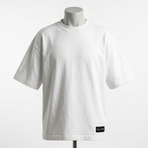 Men's T Shirt <b>White</b> Crew Neck Short Sleeve Oversized Fit Plain Casual Basic <b>Tshirt</b> Streetwear Clothes T Shirt - Product Image 4