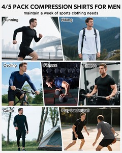 เสื้อกีฬาแขนเต็มสำหรับผู้ชายเสื้อเทรนนิ่งแห้งเร็วแบบพรีเมี่ยม - Product Image 5