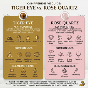 Pierres naturelles de œil de tigre et de quartz rose, polies et lisses, aux couleurs riches et aux motifs naturels magnifiques - Product Image 6