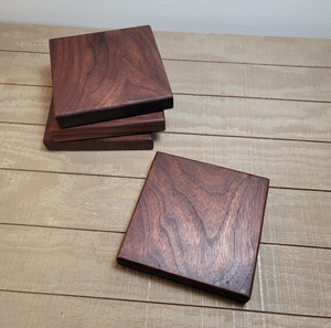 Wood <b>Coaster</b> Crafts from India Style Mats & Pads Natural Rustic Decorative <b>Table</b> Accessories Wood <b>Coaster</b> - Product Image 5