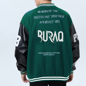 Chaqueta Varsity Personalizada para Hombre, Mezcla de Lana, Estilo Béisbol, para Invierno - Product Image 2