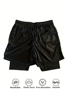 Shorts de sport légers pour l'entraînement, le jogging, la course à pied, respirants, à séchage rapide, pour hommes, style streetwear, respirants, pour la salle de sport - Product Image 1