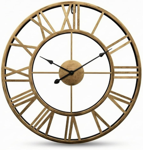 Open Wall <b>Clock</b> Open Frame Wall <b>Clock</b> Modern Decorative Timepiece for Living Room Office and Home Interior Decor - Product Image 6