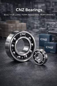 Roulements à billes à gorge profonde (acier de précision P5) pour applications industrielles OEM |   Fabriqué en Corée du Sud |   Roulements CNZ - Product Image 6