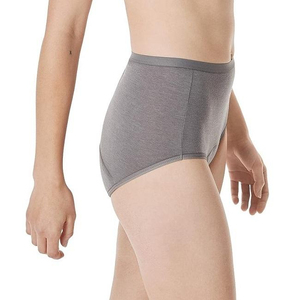 Culottes taille moyenne pour femmes, qualité supérieure, vente en gros, gris uni, 100% coton, respirantes, tricotées, basiques, taille adulte 2026 - Product Image 5