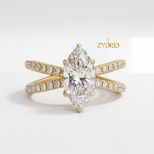 Radiant Cut Moissanite E-F Color VVS2 Clarity 1 CT Luxury Engagement <b>Ring</b> 925 Silver Pave <b>Split</b> Shank Wedding Band for Party - Product Image 6