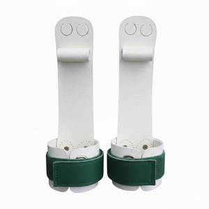 Poignées en cuir pour la gymnastique, poignées souples en cuir véritable pour les anneaux de musculation pour hommes et femmes - Product Image 1