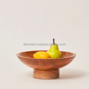 Quality <b>Mango</b> <b>Wood</b> Fruit <b>Bowl</b> Or Wooden Salad <b>Bowl</b> For Kitchen Dinning Decoration and fully customization. - Product Image 3
