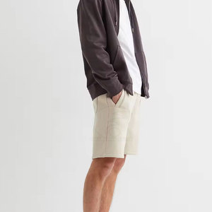Shorts pour hommes fabriqués au Pakistan, 100 % coton, taille mi-haute, couleur unie, taille personnalisée, shorts de sport décontractés, vente en gros à prix réduit - Product Image 5