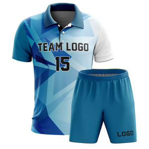 Dernier design, qualité supérieure, uniforme de tennis respirant à manches courtes pour hommes adultes, taille plus, protection UV, été, service OEM - Product Image 3