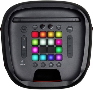 Altavoz Inalámbrico Bluetooth para Fiestas partyBox 1000 de Alta Potencia, Negro, 1100W, Sonido Profesional, Espectáculo de Luces LED, Entrada para Micrófono y Guitarra, USB - Product Image 4