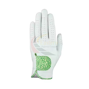 Guantes de Golf de Piel de Cordero de Alta Calidad, Color Negro Suave, para Mano Izquierda, de Lujo, Transpirables, con Logotipo Personalizado, para Todo Tipo de Clima - Product Image 4