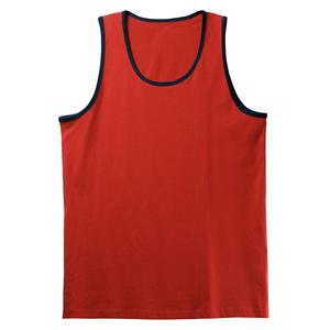 Débardeur blanc sans manches pour homme, col rond, couleur unie, tricoté, respirant, léger, décontracté - Product Image 4