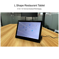 Tableta Android 8 para Restaurante, 10.1, 14, 15.6 Pulgadas, Forma de L, Pantalla POS de Sobremesa, IPS, Resolución 1280x800, Procesador de Cuatro/Ocho Núcleos, WiFi