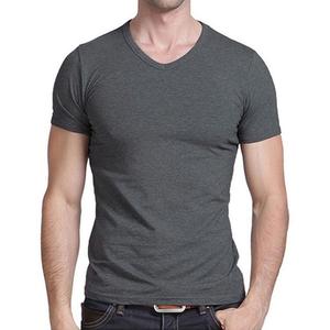 T-shirts à manches courtes col rond 100 % coton, coupe ample, anti-boulochage, avec logo personnalisé, qualité supérieure, vente en gros OEM - Product Image 1
