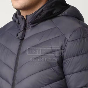 Veste matelassée en duvet style puffer, manteau chaud décontracté pour homme, veste d'hiver classique - Product Image 5