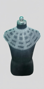 Collar de Armadura de Cota de Malla Hecho a Mano |   Capa Medieval para Hombros |    Accesorio de Disfraz para Cosplay y Feria Renacentista. - Product Image 3