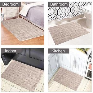 Customised Chenille Absorbent Bath Mat Thick and <b>Thin</b> Fiber Non-Slip Soft Cartoon Design Eco-Friendly <b>Rug</b> for Bathroom Home Use - Product Image 3