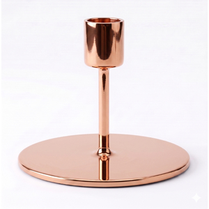 Juego de 3 Portavelas de Acero Inoxidable Hechos a Mano, Modernos, para Velas Cónicas, Decoración del Hogar, Colección de Bodas - Product Image 6