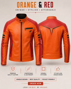 Chaqueta de cuero de diseño de moda para hombre, nueva llegada, chaqueta de cuero PU para hombre, chaqueta de cuero de primera calidad para hombre - Product Image 5