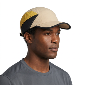 Unisex 6-Panel Baseball Cap Breathable Mesh Adjustable Buckle Color Blocking Outdoor Sports <b>Hat</b> Spring <b>Summer</b> Casual Style - Product Image 3