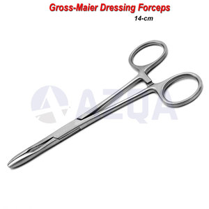 Pinzas Quirúrgicas de Acero Inoxidable Maier Gross para Apósitos, Calidad Premium, Agarre Preciso, para Sujetar Algodón - Product Image 3