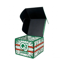 Boîtes QJ personnalisées écologiques en carton ondulé avec fermeture magnétique en mousse, taille et design personnalisables pour l'emballage de chapeaux de luxe