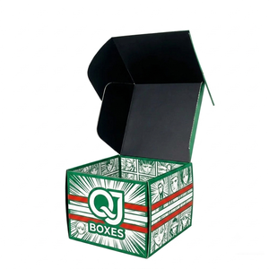 Boîtes QJ personnalisées écologiques en carton ondulé avec fermeture magnétique en mousse, taille et design personnalisables pour l'emballage de chapeaux de luxe - Product Image 5