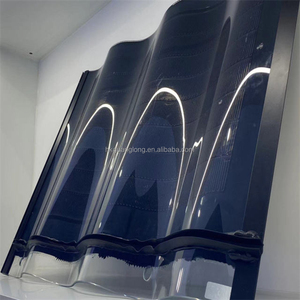 กระเบื้องหลังคาโซลาร์เซลล์ BIPV ประสิทธิภาพสูง โมโนเซลล์ 150 วัตต์ สำหรับระบบพลังงานแสงอาทิตย์สำหรับบ้านพักตากอากาศและอาคาร - Product Image 1