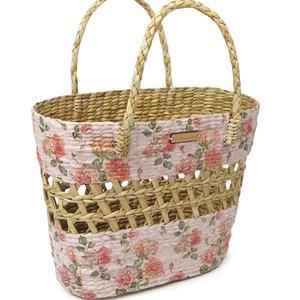 Panier en jonc de mer tressé à la main pour le rangement, panier de rangement artisanal, vente en gros, écologique, fabriqué au Vietnam - Product Image 1