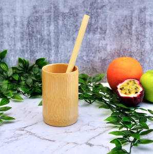 Natural Eco Friendly Bamboo <b>Cups</b> With Handle All Sizes <b>Small</b> Medium Large <b>Coffee</b> Mug - Product Image 4