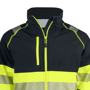 Vêtements de travail pour hommes de haute qualité, vêtements de sécurité, veste réfléchissante, veste de travail d'hiver haute visibilité, vente en gros, veste de travail de sécurité avec OEM ODM - Product Image 4