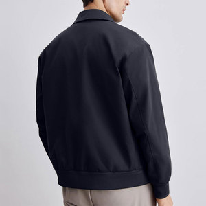 Lightweight Genuine <b>Leather</b> <b>Blazer</b> Korean Style Lapel <b>Jacket</b> Men's Casual Eco-Friendly Anti-Bacterial Windproof - Product Image 5